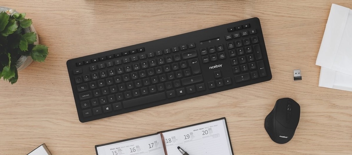 Set klávesnice a myši Niceboy MK10 Combo